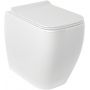 Miska WC stojąca bez kołnierza ze spłukiwaniem wirowym biały połysk 28WCB0443 Kludi Resa C zdj.1