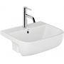 Umywalka 42x35 cm prostokątna wpuszczana biała 57W0243 Kludi Resa zdj.1