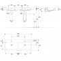 Umywalka 120x48.5 cm prostokątna biały 124120000 Keramag Icon zdj.2