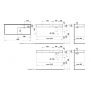 Umywalka 120x46 cm meblowa biała H8133334001111 Laufen Kartell zdj.2