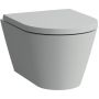 Miska WC wisząca bez kołnierza szary mat H8203337590001 Laufen Kartell zdj.1