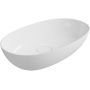 Umywalka 60x36 cm owalna nablatowa biała 663130061003 Lavaberg Skinn zdj.3