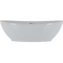 Umywalka 41x34 cm owalna nablatowa biała 3192 Megstyl Zora zdj.2