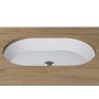 Umywalka 55x35 cm owalna podblatowa biała 0000233 Miraggio Rome zdj.4