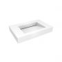 Umywalka 90x45 cm prostokątna ścienna biała 40002000 Oltens Stila zdj.1