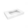 Umywalka 100x45 cm prostokątna ścienna biała 40003000 Oltens Stila zdj.1
