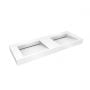 Umywalka 140x45 cm prostokątna ścienna-podwójna biała 40005000 Oltens Stila zdj.1