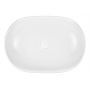 Umywalka 60x42.5 cm owalna nablatowa biała 40815000 Oltens Hamnes zdj.3