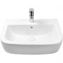 Umywalka 56x45 cm półokrągła ścienna biała 41502000 Oltens Vernal zdj.3