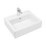 Umywalka 50x41 cm prostokątna ścienna-nablatowa biała 41403000 Oltens Susa zdj.1