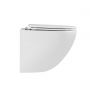 Miska WC wisząca bez kołnierza ze spłukiwaniem wirowym biały połysk 42052000 Oltens Hamnes zdj.6