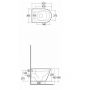 Miska WC wisząca bez kołnierza biały RST23AWHA Rak Ceramics Resort zdj.2