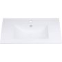 Umywalka 81x46 cm prostokątna wpuszczana biały połysk 5906551615388 Rodan Mora zdj.3