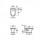 Bidet stojący biały A357490000 Roca America zdj.2