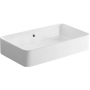 Umywalka 60.2x35.2 cm kwadratowa nablatowa biała 136339004 Sanindusa Sanlife zdj.1