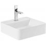 Umywalka 40.2x40.2 cm kwadratowa nablatowa biała 136720004 Sanindusa Sanlife zdj.1