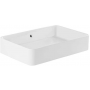 Umywalka 60.2x40 cm prostokątna nablatowa biała 136739004 Sanindusa Sanlife zdj.1