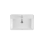 Umywalka 60x40 cm prostokątna ścienna biała 136910004 Sanindusa Sanlife zdj.3