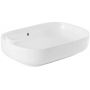 Umywalka 59.2x40 cm prostokątna nablatowa biała 137310004 Sanindusa Sanibold zdj.1