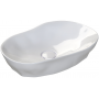 Umywalka 60x39.6 cm owalna nablatowa biała 147389004 Sanindusa Magmma zdj.1