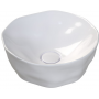 Umywalka 42.5x42.5 cm okrągła nablatowa biała 147734004 Sanindusa Magmma zdj.1