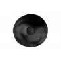 Umywalka 42.5x42.5 cm okrągła nablatowa czarna 147734264 Sanindusa Magmma zdj.3