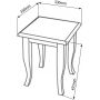 Taboret 1683 Sapho Retro zdj.2