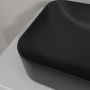 Umywalka 60x35 cm prostokątna nablatowa czarna 414361R7 Villeroy & Boch Finion zdj.6