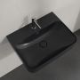 Umywalka 60x47 cm prostokątna ścienna czarna 416861R7 Villeroy & Boch Finion zdj.5