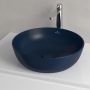 Umywalka 43x43 cm okrągła nablatowa niebieska 417943R6 Villeroy & Boch Artis zdj.7