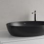 Umywalka 61x41 cm owalna nablatowa czarna 419861R7 Villeroy & Boch Artis zdj.7