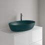 Umywalka 61x41 cm owalna nablatowa zielona 419861TE Villeroy & Boch Artis zdj.6