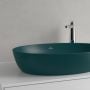 Umywalka 61x41 cm owalna nablatowa zielona 419861TE Villeroy & Boch Artis zdj.7