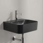 Umywalka 43x39 cm prostokątna ścienna czarna 436443R7 Villeroy & Boch Finion zdj.3