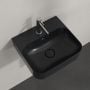 Umywalka 43x39 cm prostokątna ścienna czarna 436443R7 Villeroy & Boch Finion zdj.5
