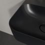 Umywalka 43x39 cm prostokątna ścienna czarna 436444R7 Villeroy & Boch Finion zdj.6