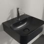 Umywalka 43x39 cm prostokątna ścienna czarna 436444R7 Villeroy & Boch Finion zdj.8