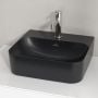 Villeroy & Boch Finion umywalka 43x39 cm prostokątna CeramicPlus Pure Black 43644CR7 zdj.4