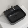 Villeroy & Boch Finion umywalka 43x39 cm prostokątna CeramicPlus Pure Black 43644CR7 zdj.5