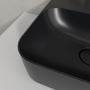 Villeroy & Boch Finion umywalka 43x39 cm prostokątna CeramicPlus Pure Black 43644CR7 zdj.6