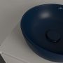 Umywalka 32.5x32.5 cm okrągła nablatowa niebieska 438932R6 Villeroy & Boch Artis zdj.3