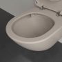 Miska WC wisząca bez kołnierza beż mat 4674T0AM Villeroy & Boch Antao zdj.5