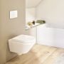 Miska WC wisząca bez kołnierza ze spłukiwaniem wirowym biały połysk 4694C0R1 Villeroy & Boch Architectura zdj.8