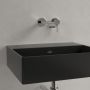 Umywalka 50x42 cm prostokątna ścienna czarna 4A2253R7 Villeroy & Boch Memento 2.0 zdj.9