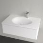 Umywalka 80x50 cm prostokątna meblowa biała 4A7581R1 Villeroy & Boch Antao zdj.5