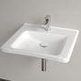 Umywalka 60x55 cm prostokątna ścienna biała 4A8061R1 Villeroy & Boch ViCare zdj.8