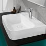 Umywalka 60x47 cm prostokątna ścienna-meblowa biała 41686CR1 Villeroy & Boch Finion zdj.4