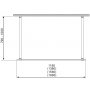 Ścianka prysznicowa 120 cm 3511240101N Radaway zdj.3