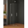 Ścianka prysznicowa walk-in 100 cm chrom połysk/szkło przezroczyste EXK4087WL New Trendy Smart zdj.3