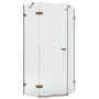 Kabina prysznicowa 90x90 cm miedź szczotkowany/szkło przezroczyste EXK8153 New Trendy Eventa Copper Brushed zdj.1